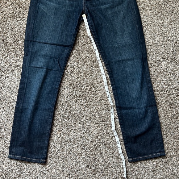 7 For all Mankind: Brand Dark Indigo Slim Straight Jeans - Picture 5 of 5